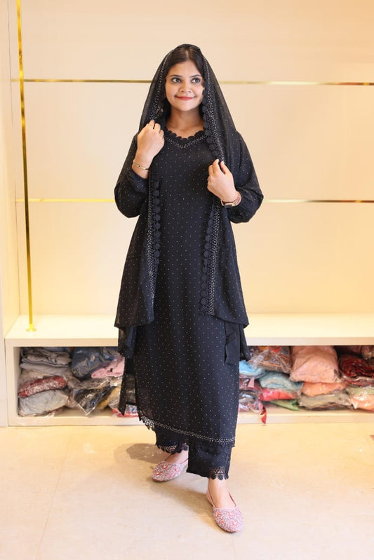 New stylish Gown with dupatta