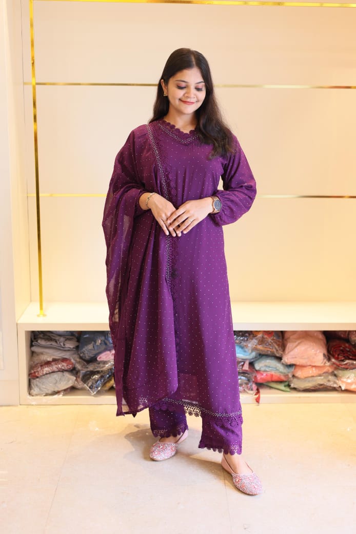 New stylish Gown with dupatta