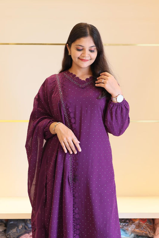 New stylish Gown with dupatta