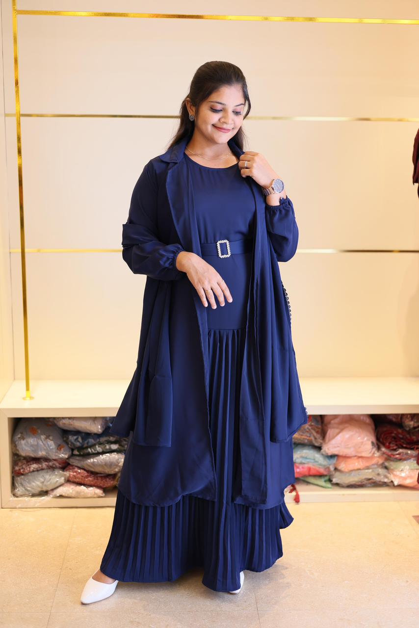 New stylish Shrug with inner + hijab + belt