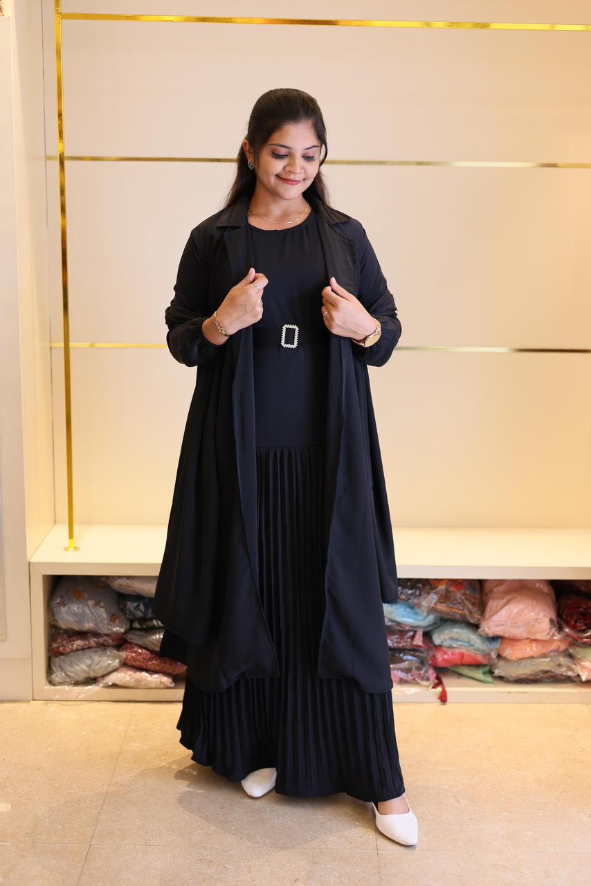 New stylish Shrug with inner + hijab + belt