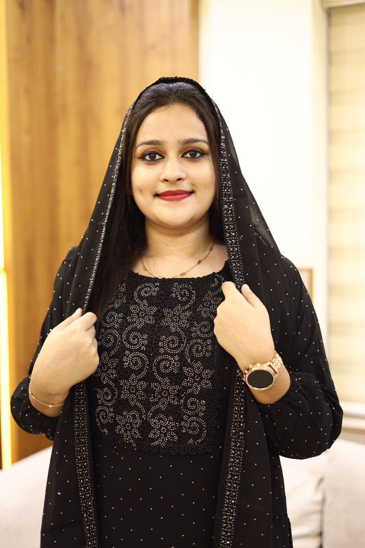 3 piece heavy salwar set( top pant dupatta)