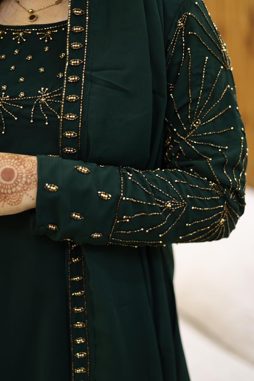 3 piece heavy salwar set( top pant dupatta)