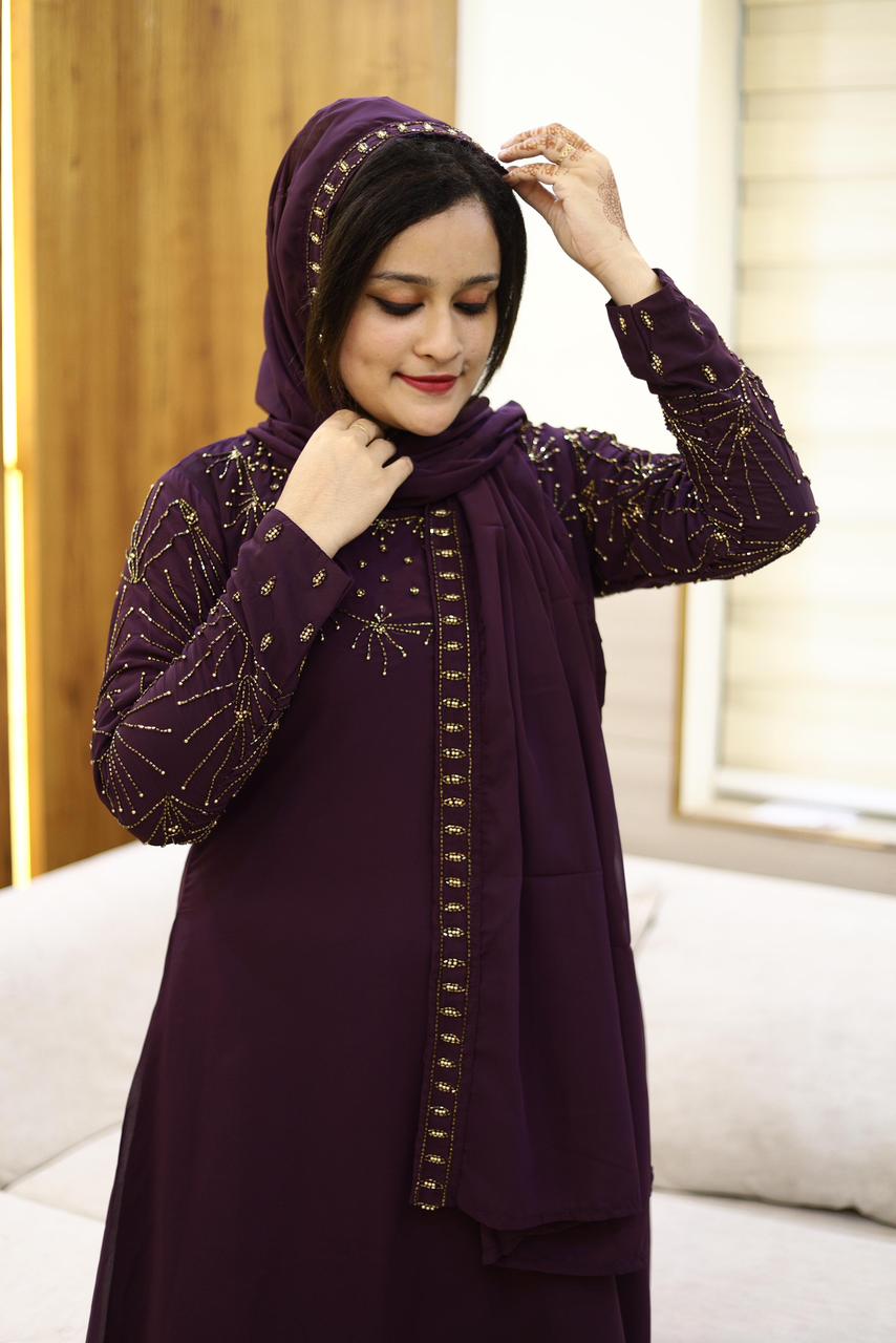 3 piece heavy salwar set( top pant dupatta)