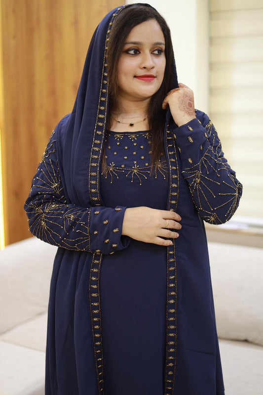 3 piece heavy salwar set( top pant dupatta)