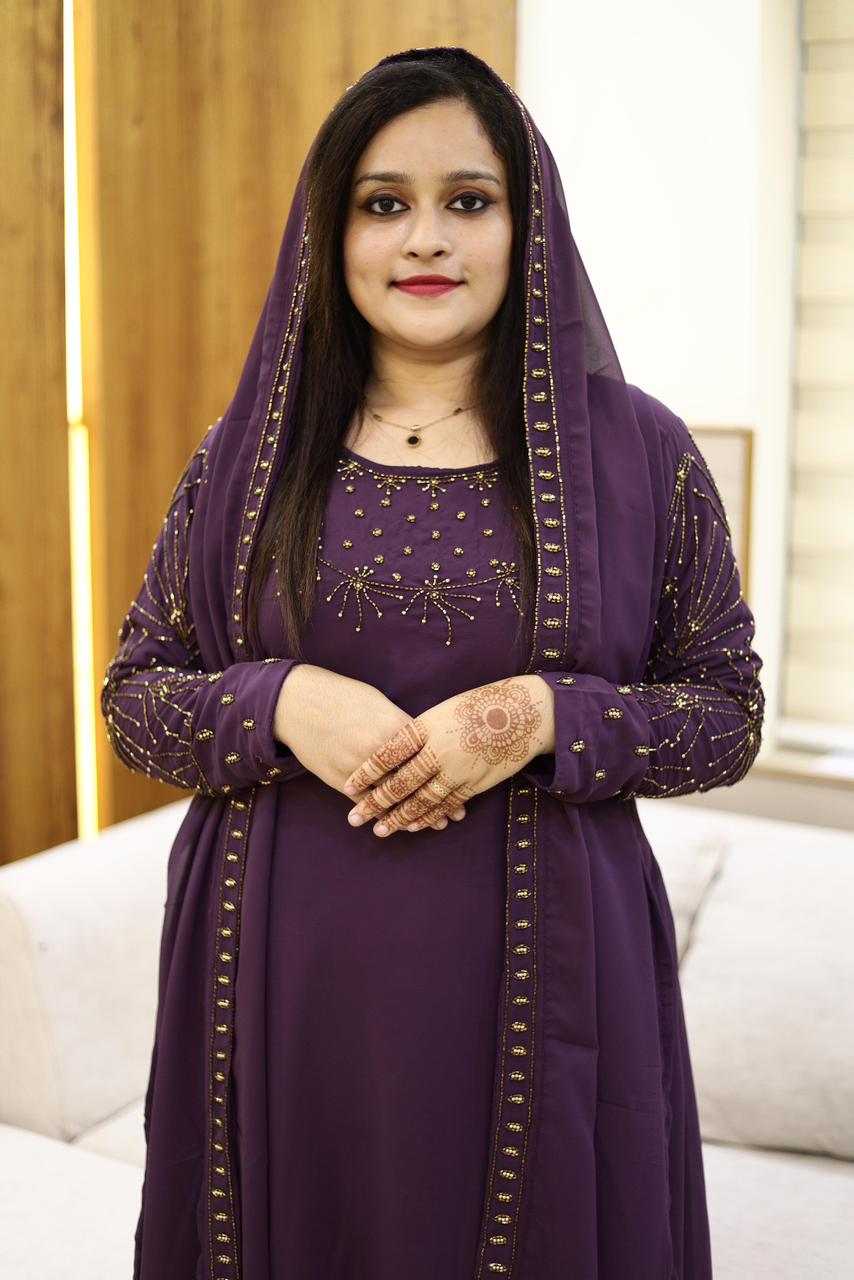 3 piece heavy salwar set( top pant dupatta)