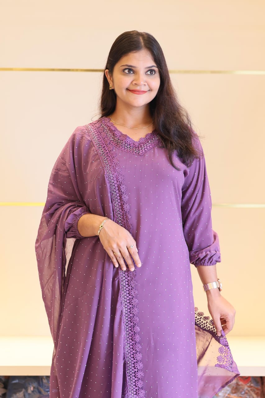 New stylish Gown with dupatta