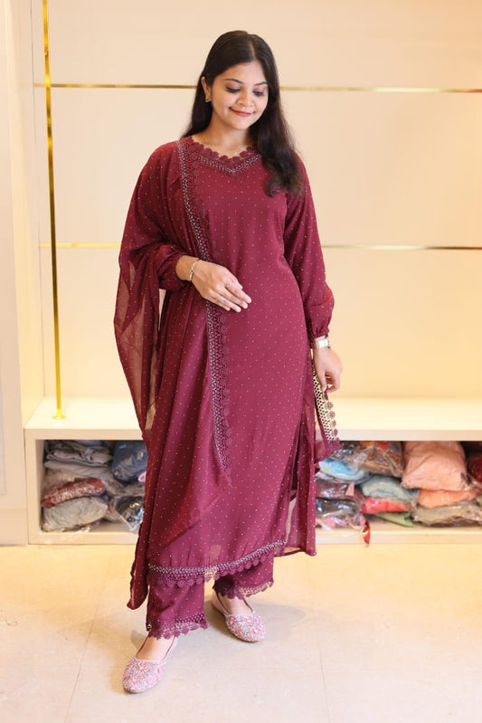 New stylish Gown with dupatta