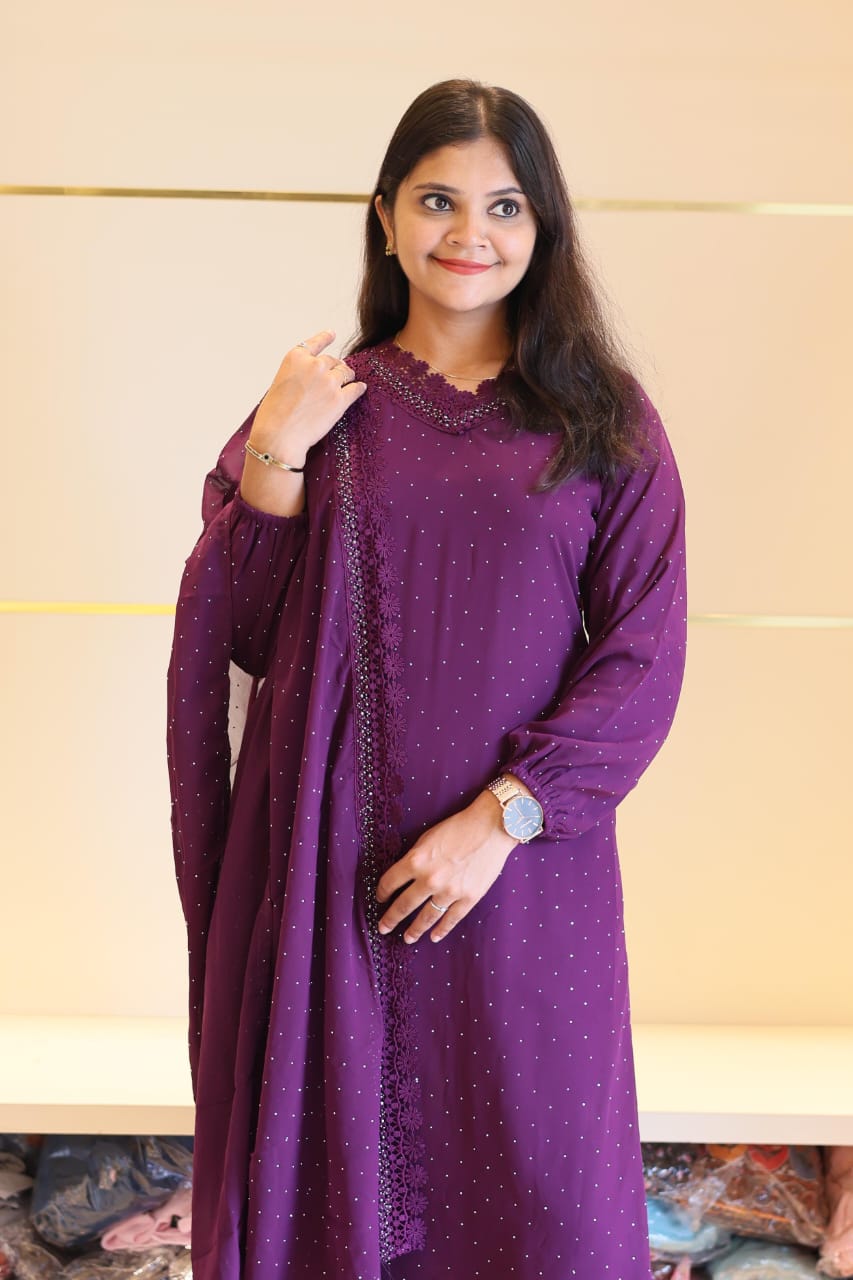 New stylish Gown with dupatta