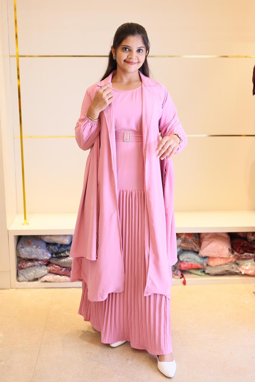 New stylish Shrug with inner + hijab + belt