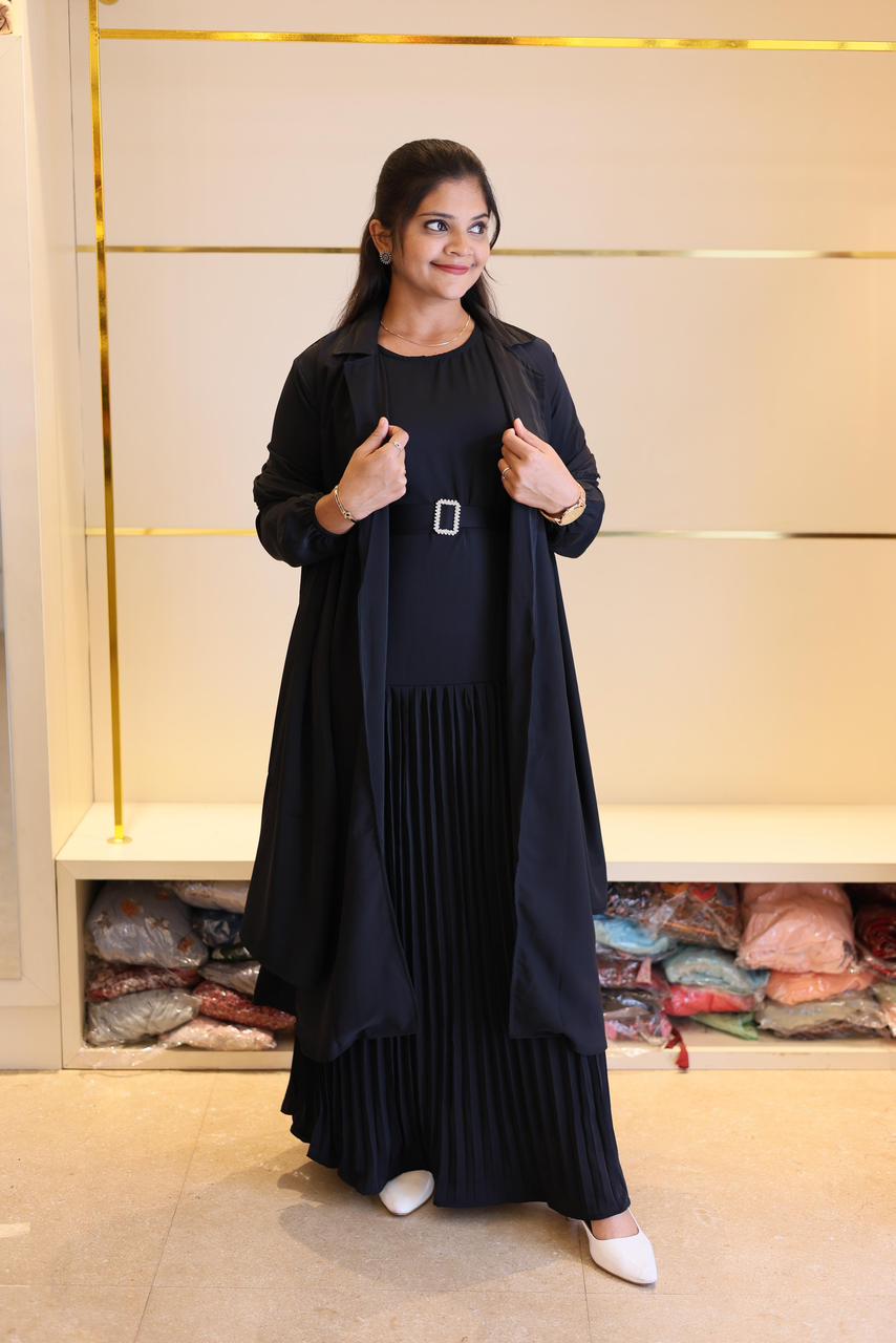 New stylish Shrug with inner + hijab + belt