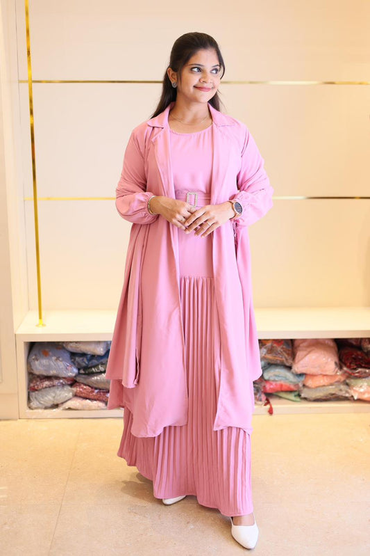 New stylish Shrug with inner + hijab + belt